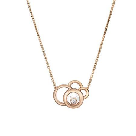 Happy Dreams necklace in rose gold with diamonds CHOPARD